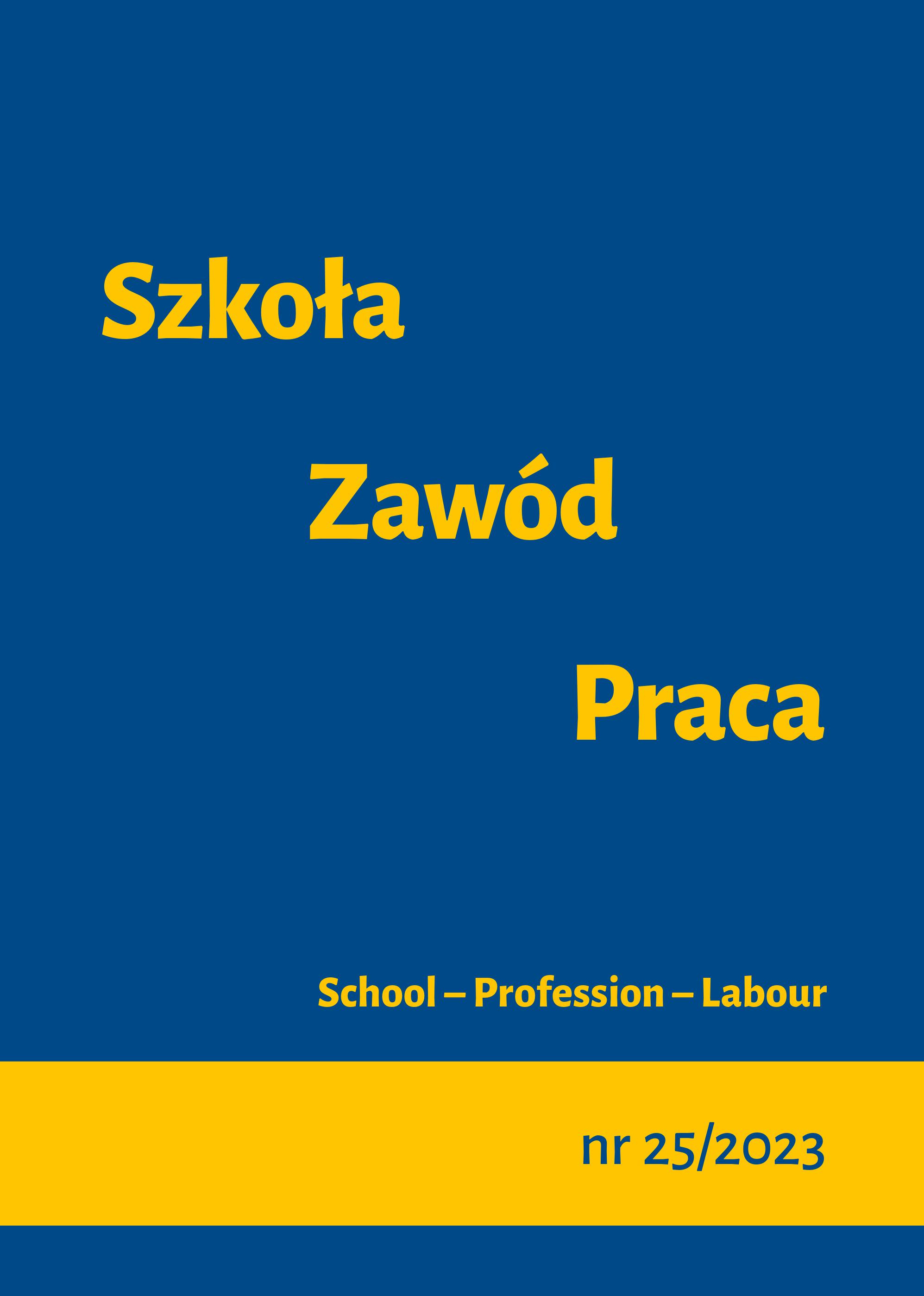 					View No. 25 (2023): School - Profession - Labour
				